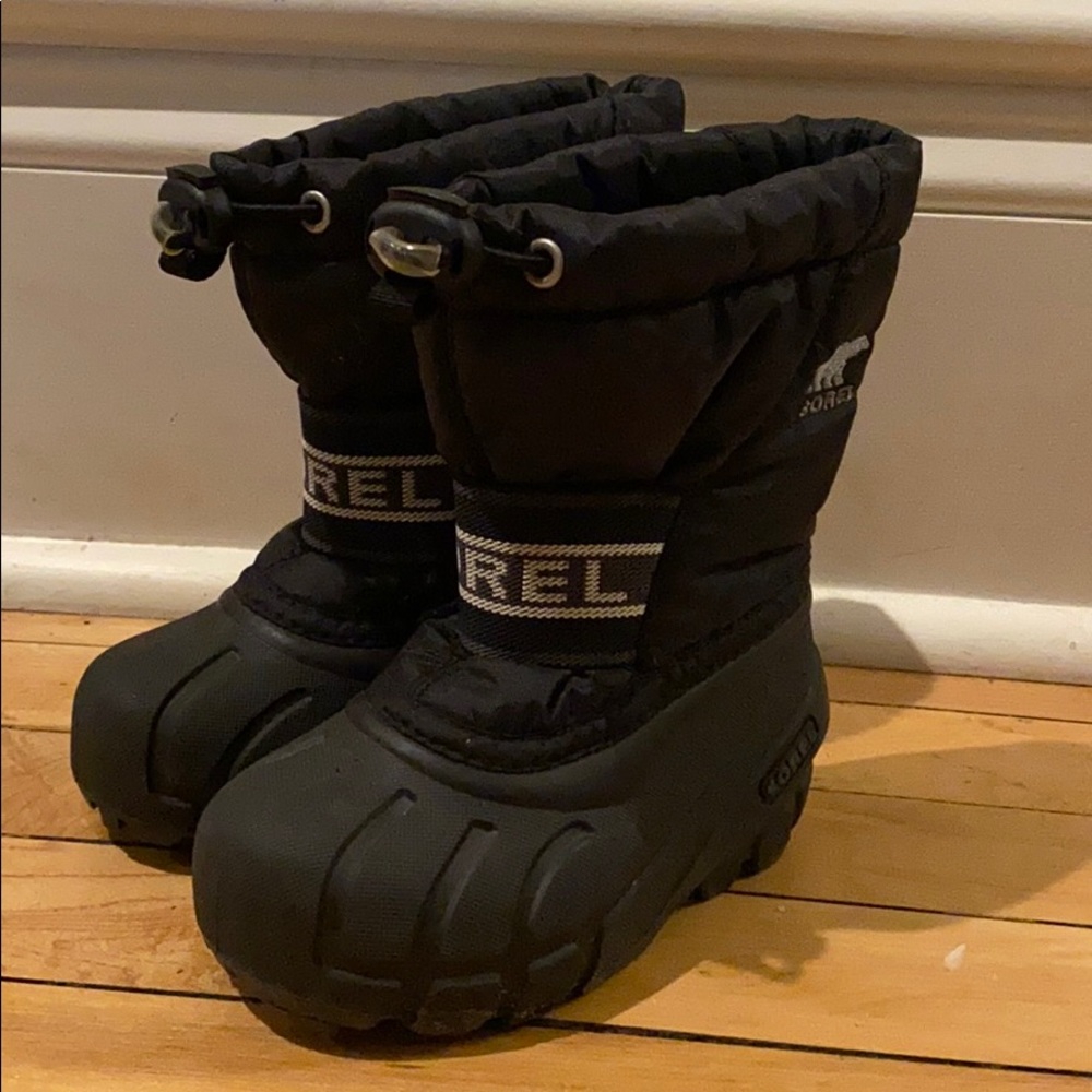 Sorel Toddler Size 7 Winter Boot Black